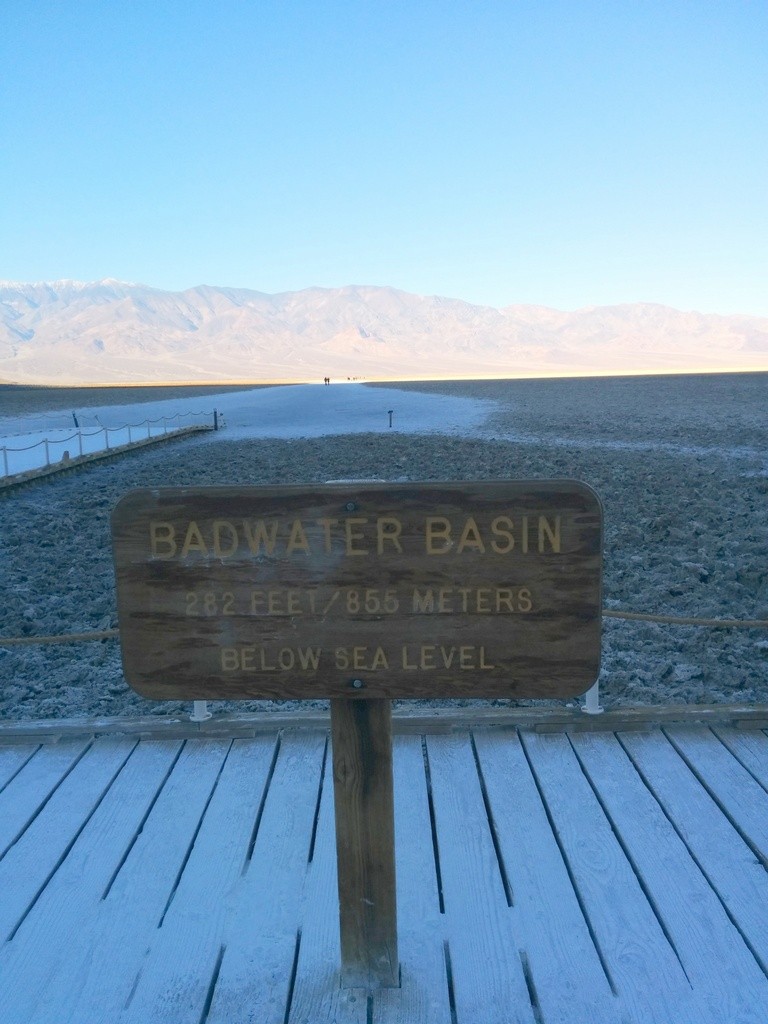 Badwater Basin, Death Valley. 282 feet below sea level