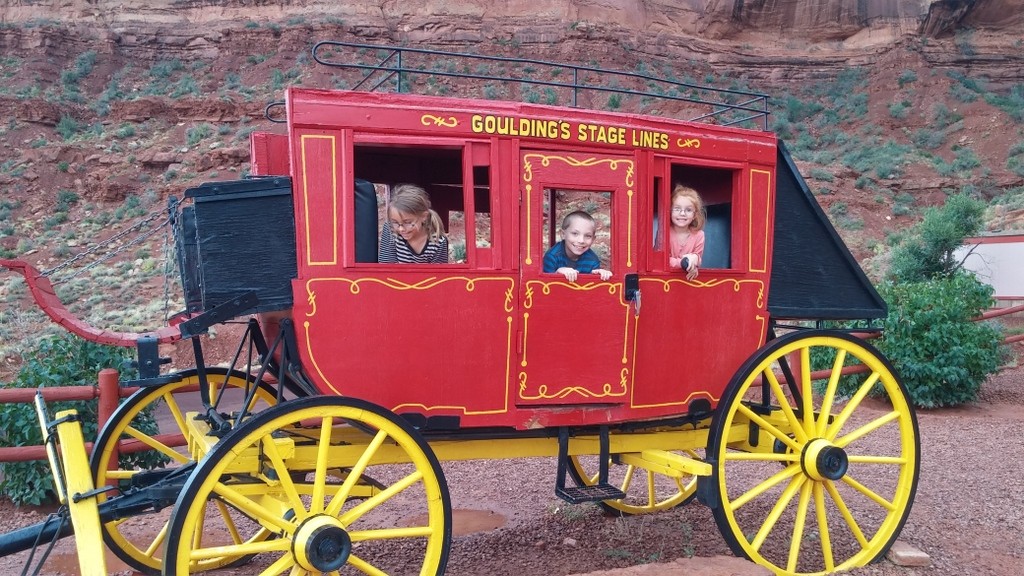 Stagecoach at Monument Valley