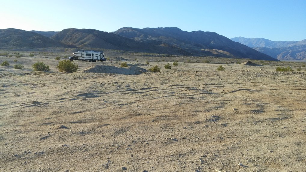 Anza Borrego boondocking site