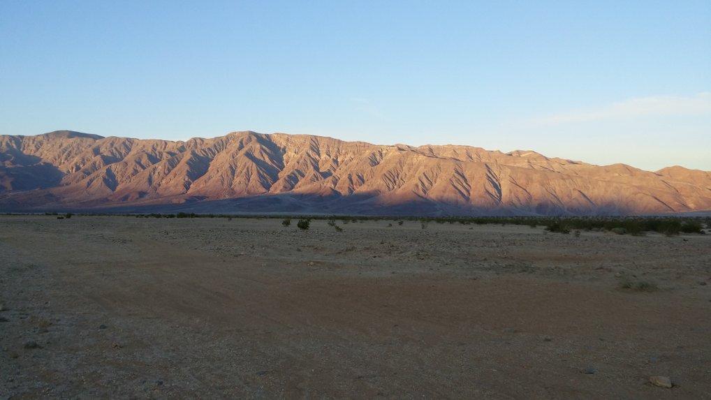 Anza Borrego at dusk