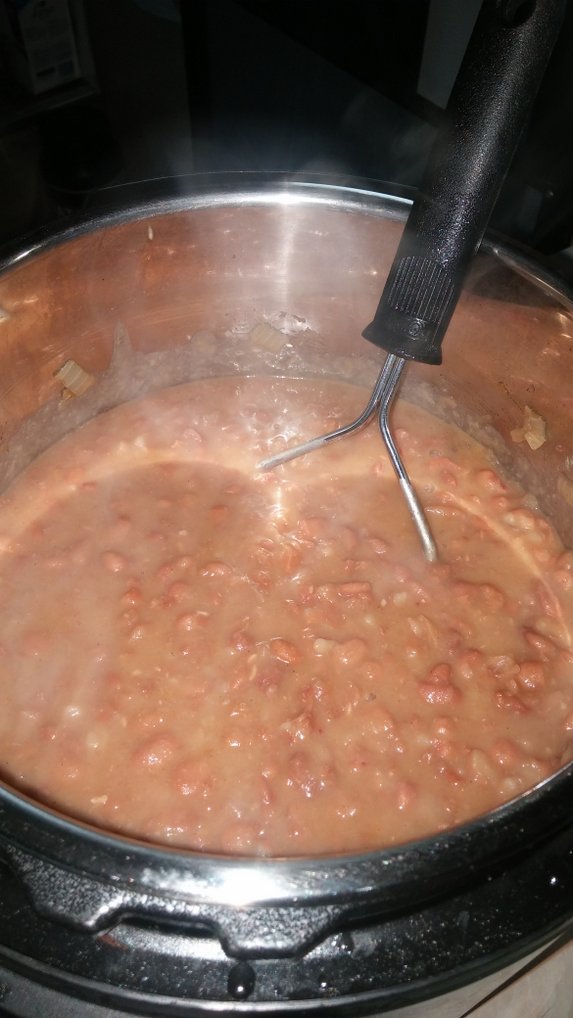 Made some tasty refried beans