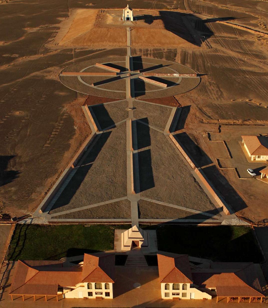 History of the World in Granite Museum from above 