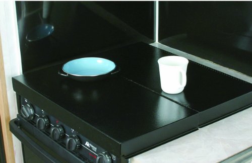 Camco 43554 Universal Fit RV Stove Top Cover (Black)