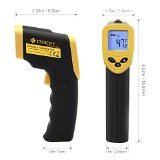 Etekcity Lasergrip 1080 Non-contact Digital Laser Infrared Thermometer, Yellow and Black