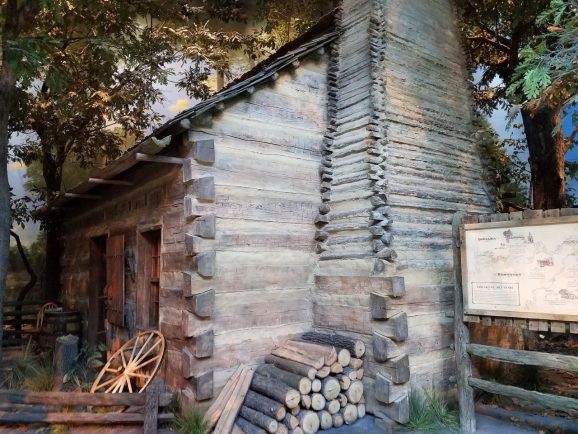 Replica of Lincoln's Log Cabin