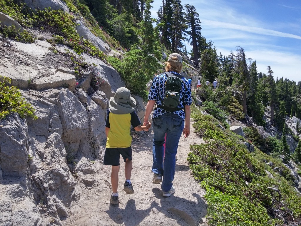 Hiking to Bumpass Hell