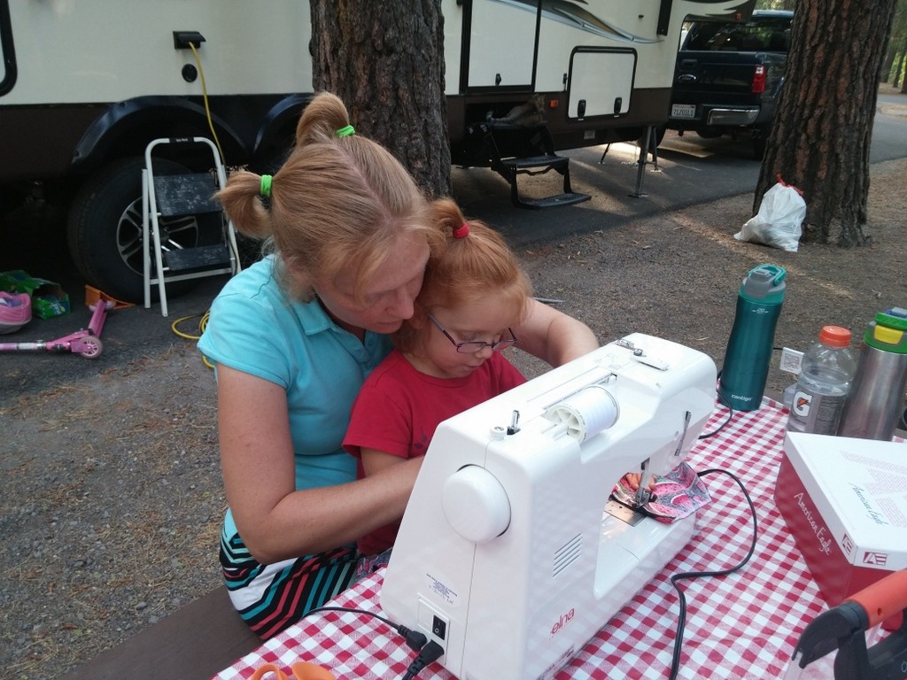 Sewing curtains