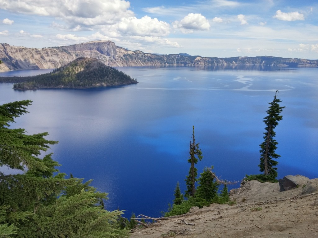 Now that is a BLUE lake! Crater Lake, Oregon