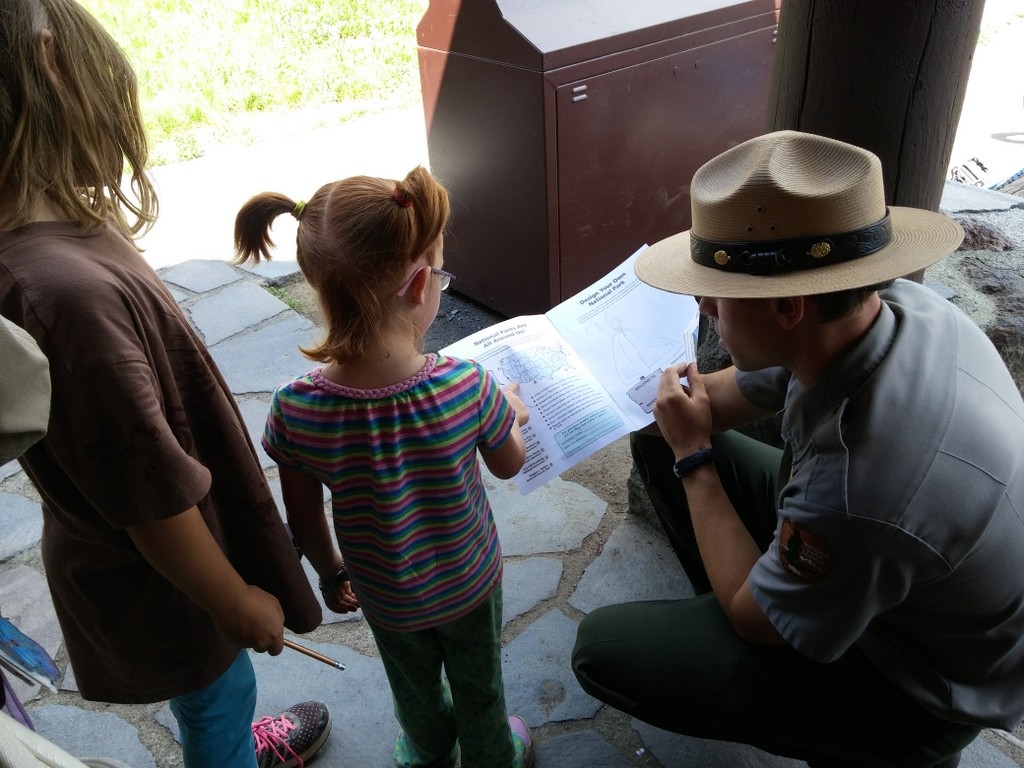 Earning Junior Ranger badges