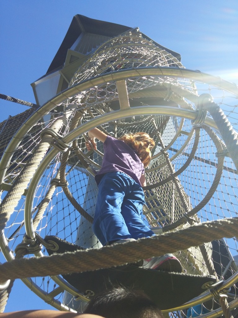 Jungle gym at Seattle Center