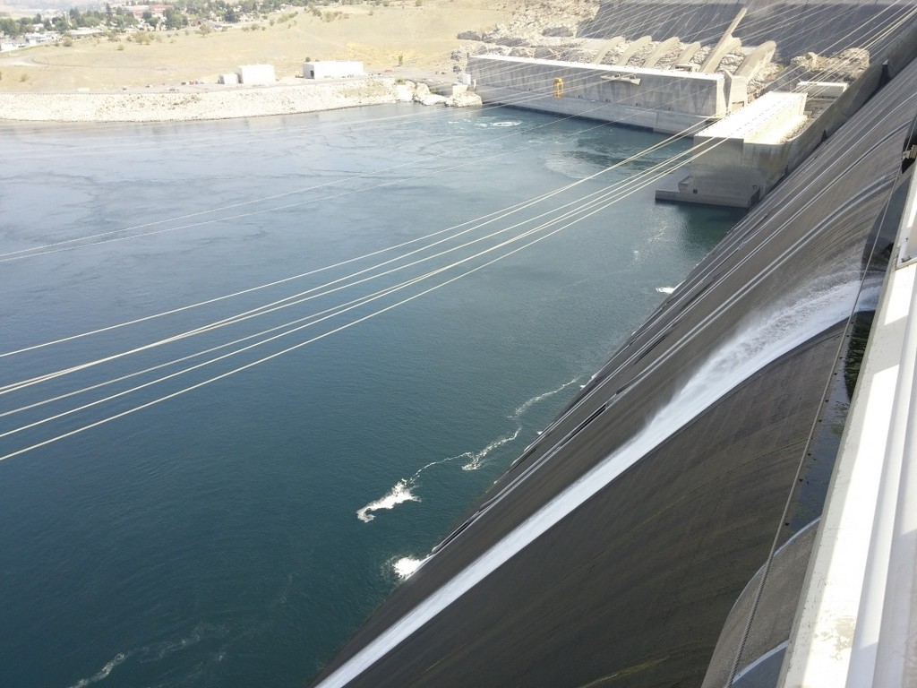 Top of Grand Coulee Dam