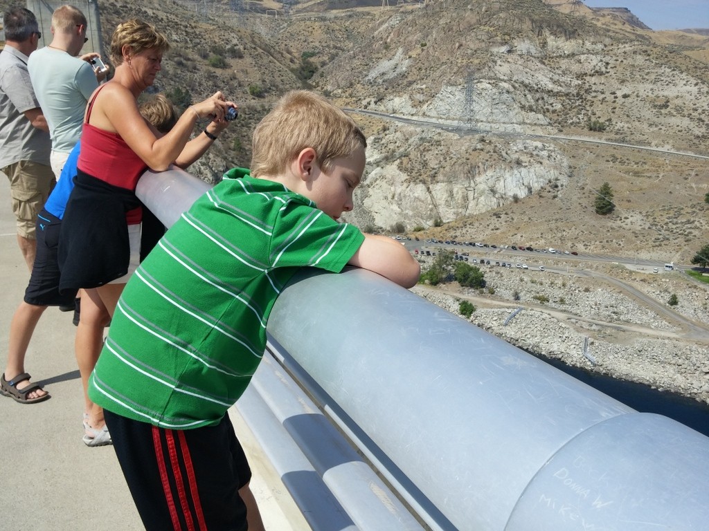 Top of Grand Coulee Dam