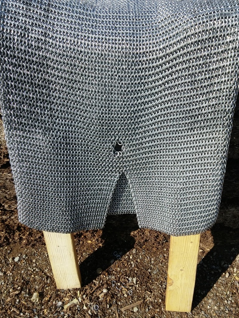 Shot a hole through some chainmail