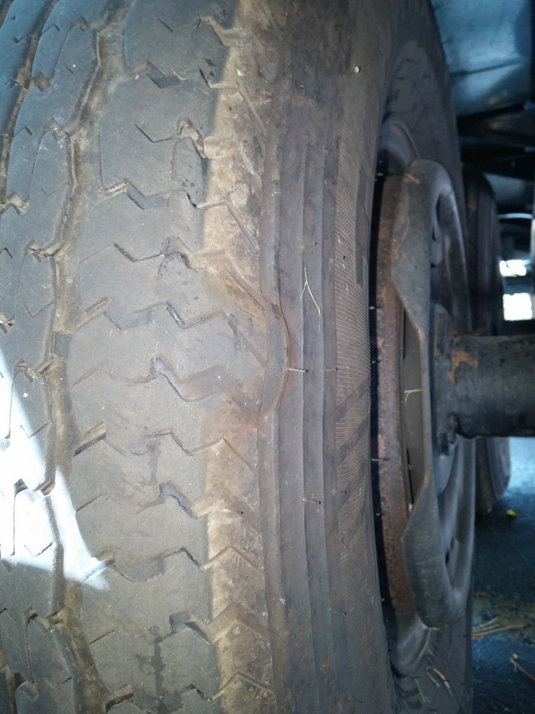Bubble in tire
