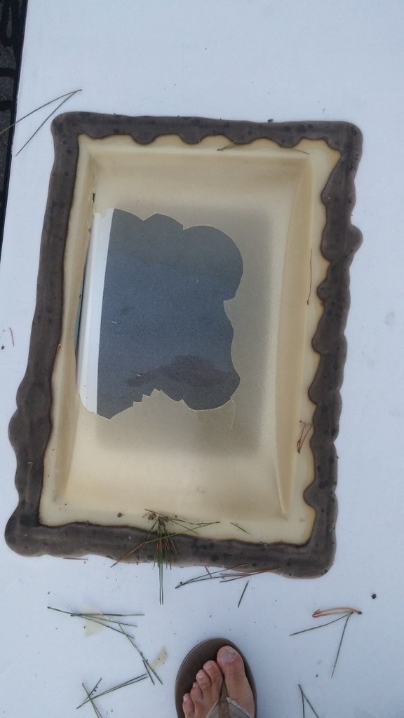 Broken skylight