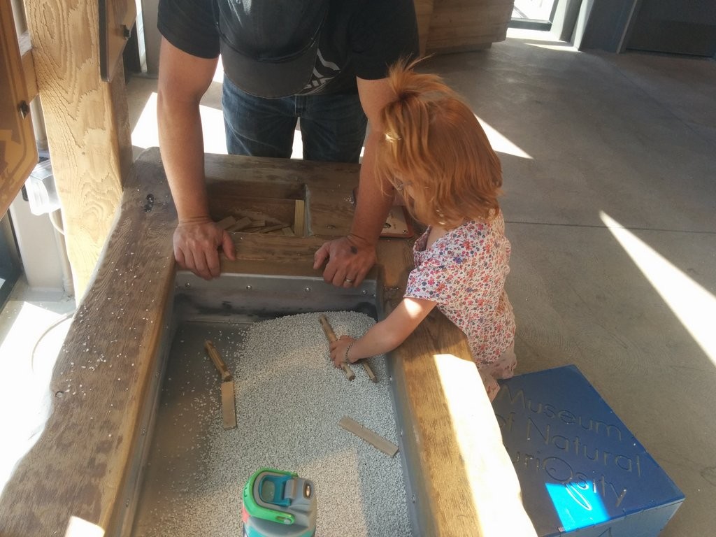 Earthquake table at Museum of Natural Curiosity