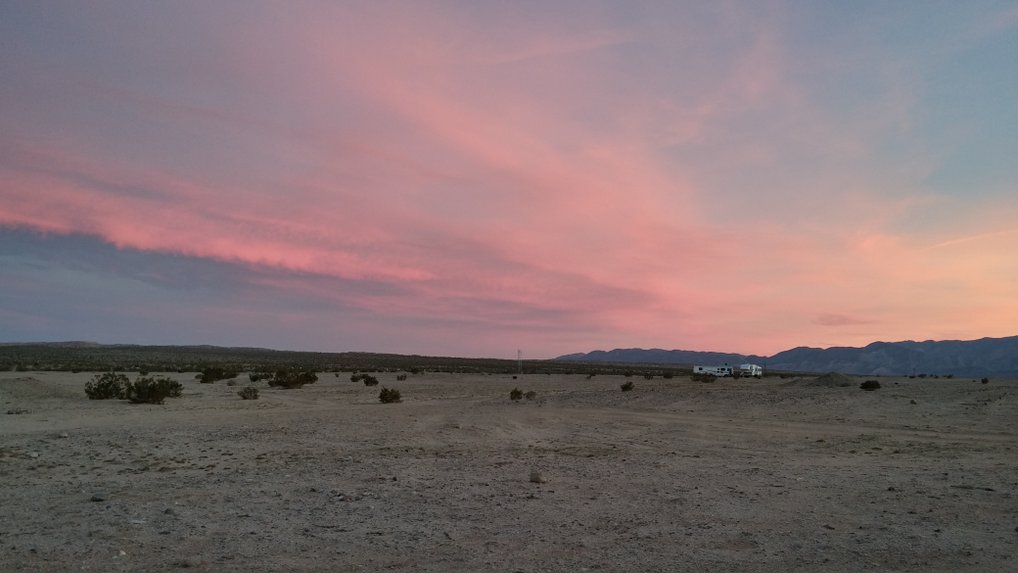 Nice desert sunset