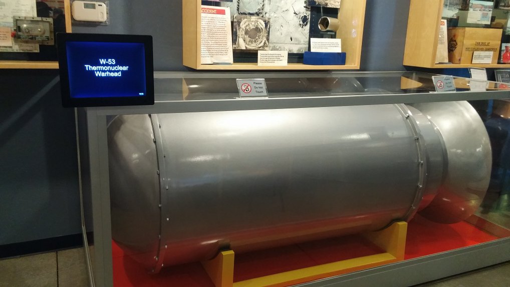 This is an actual (deactivated) nuclear warhead