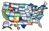 CCI 100 Permanent State Sticker RV map