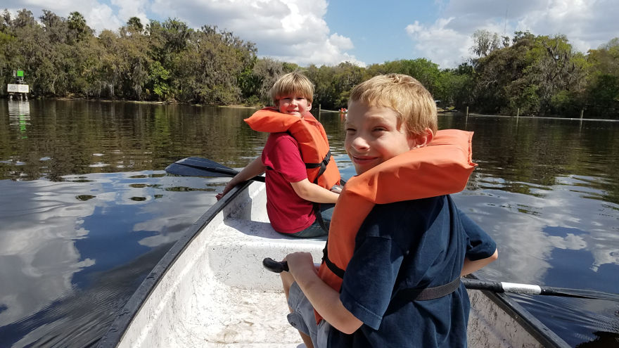 Canoeing at Blue Spring State Park