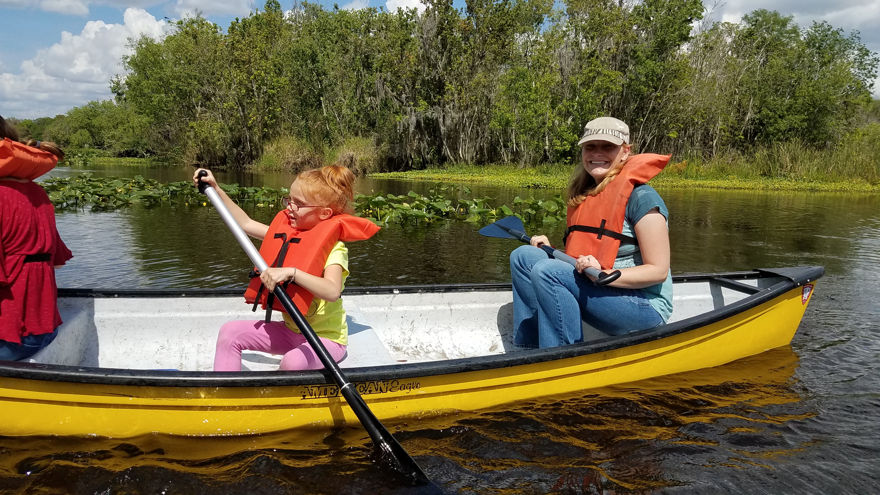 Canoeing at Blue Spring State Park