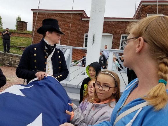 Raising the Star-Spangled Banner