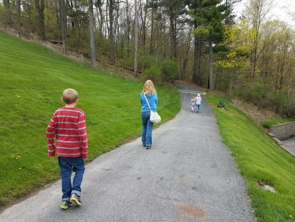 Walking up Hill Cumorah