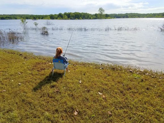 Fishing at Pomme de Terre